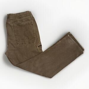 Weatherproof Vintage Carpenter Work Pants Taupe Brown 36x30 USA Made Y2K